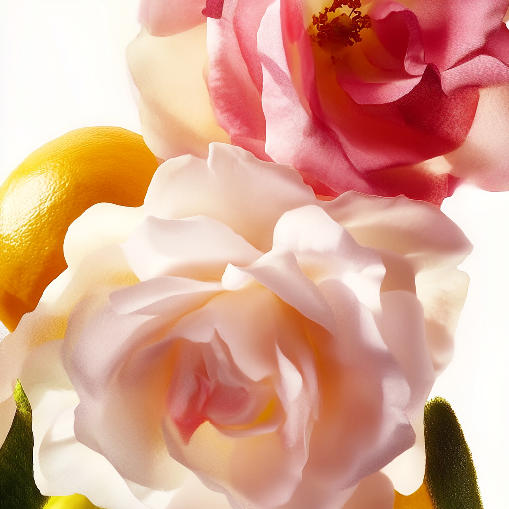 Citrus with flowers