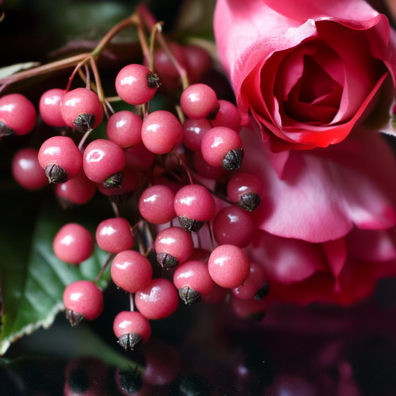 rose and pink pepper