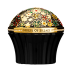 Sensual perfume with gold and Swarovski crystal