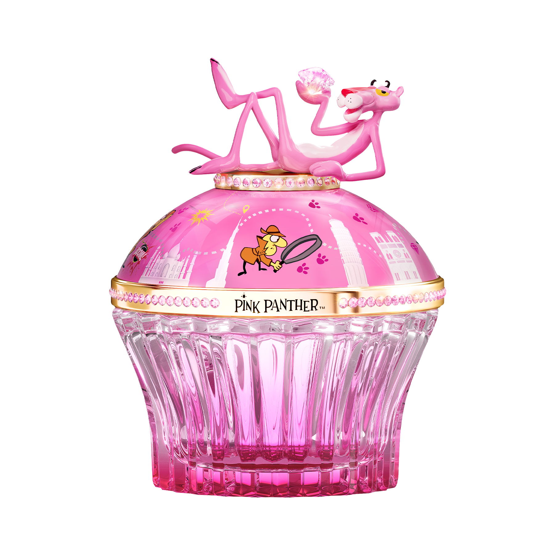 Pink Panther Fragrance with pink Diamods
