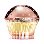 Citrus fresh perfume with rose gold crystals